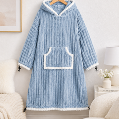 Blue Plush - KK × Coozly Coozlies™ – Plush Wearable Blanket for Kids | The Cozy Hug They Can Wear