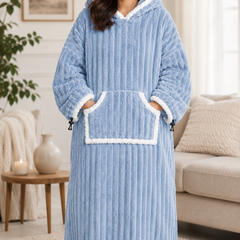 Blue Plush - KK × Coozly Coozlies™ – Plush Wearable Blanket for Kids | The Cozy Hug They Can Wear