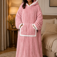 Pink Plush - KK × Coozly Coozlies™ – Plush Wearable Blanket for Kids | The Cozy Hug They Can Wear