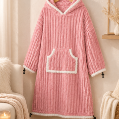 Pink Plush - KK × Coozly Coozlies™ – Plush Wearable Blanket for Kids | The Cozy Hug They Can Wear