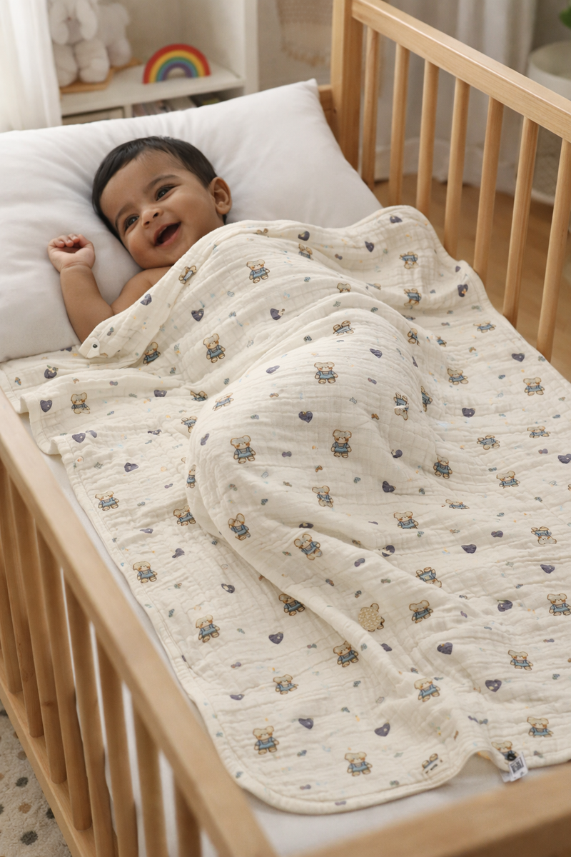 Premium Muslin Quilts for 0 to 2 Yrs | Wheels