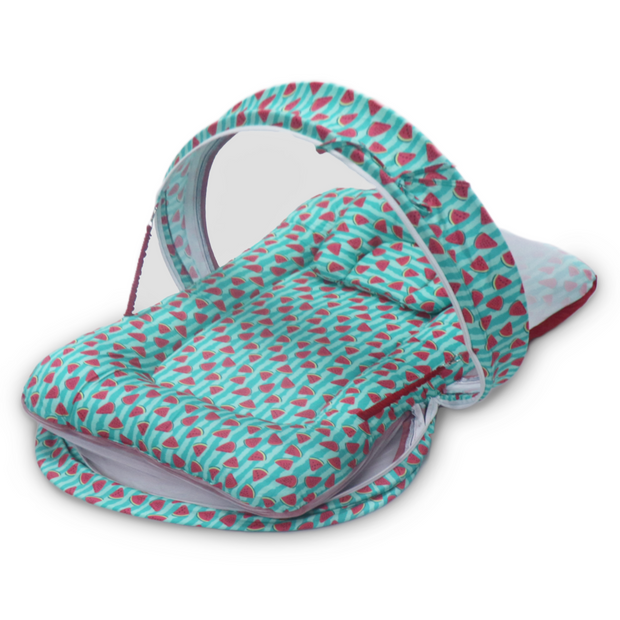 Watermelon Love -  Kradyl Kroft Bassinet Style Mosquito Net Bedding for Infants