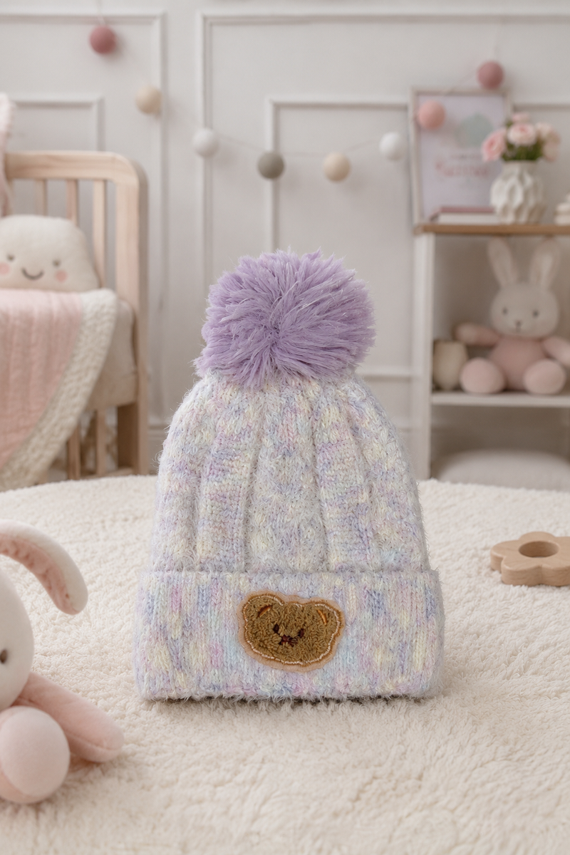 Woollen Baby Cap | 6 Months to 5 Years | Good Stretch | Snug Fit - 19