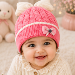 Woollen Baby Cap | 6 Months to 5 Years | Good Stretch | Snug Fit - 10