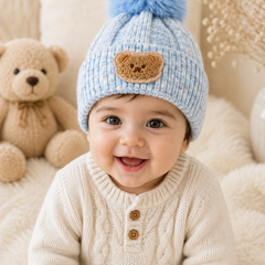 Woollen Baby Cap | 6 Months to 5 Years | Good Stretch | Snug Fit - 14