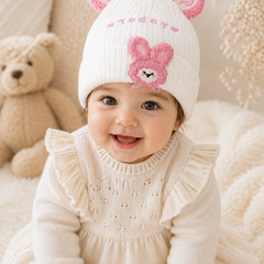 Woollen Baby Cap | 6 Months to 5 Years | Good Stretch | Snug Fit - 15