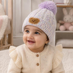 Woollen Baby Cap | 6 Months to 5 Years | Good Stretch | Snug Fit - 19