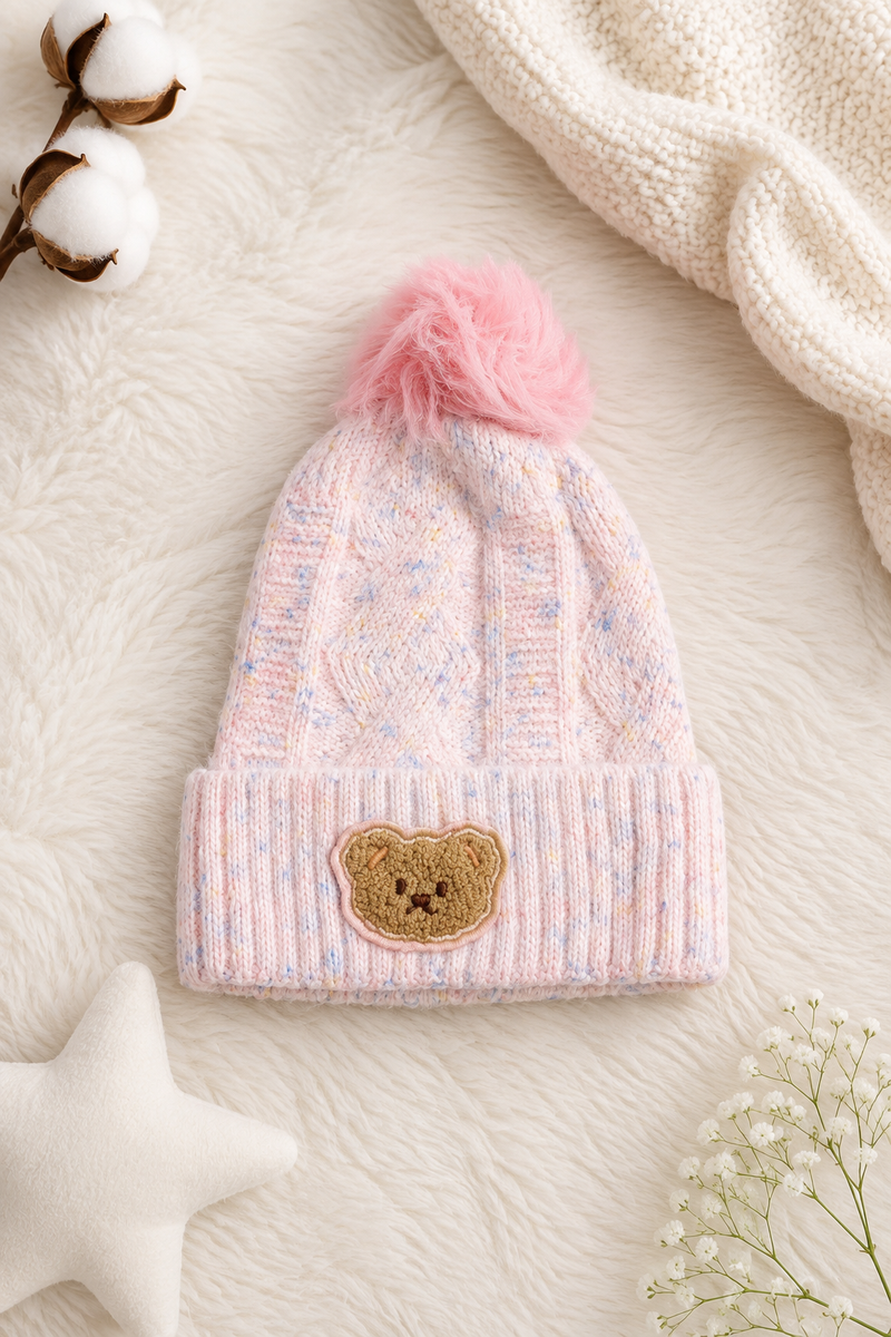 Woollen Baby Cap | 6 Months to 5 Years | Good Stretch | Snug Fit - 2
