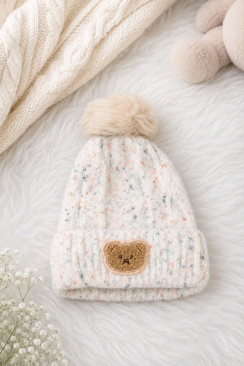 Woollen Baby Cap | 6 Months to 5 Years | Good Stretch | Snug Fit - 11