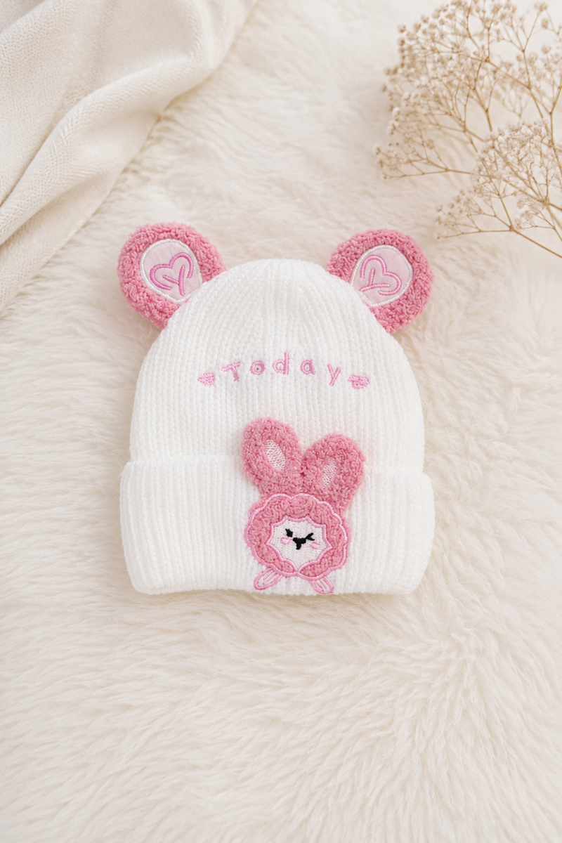 Woollen Baby Cap | 6 Months to 5 Years | Good Stretch | Snug Fit - 15