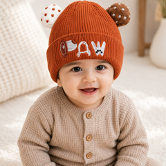Woollen Baby Cap | 6 Months to 5 Years | Good Stretch | Snug Fit - 7
