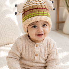 Woollen Baby Cap | 6 Months to 5 Years | Good Stretch | Snug Fit - 9