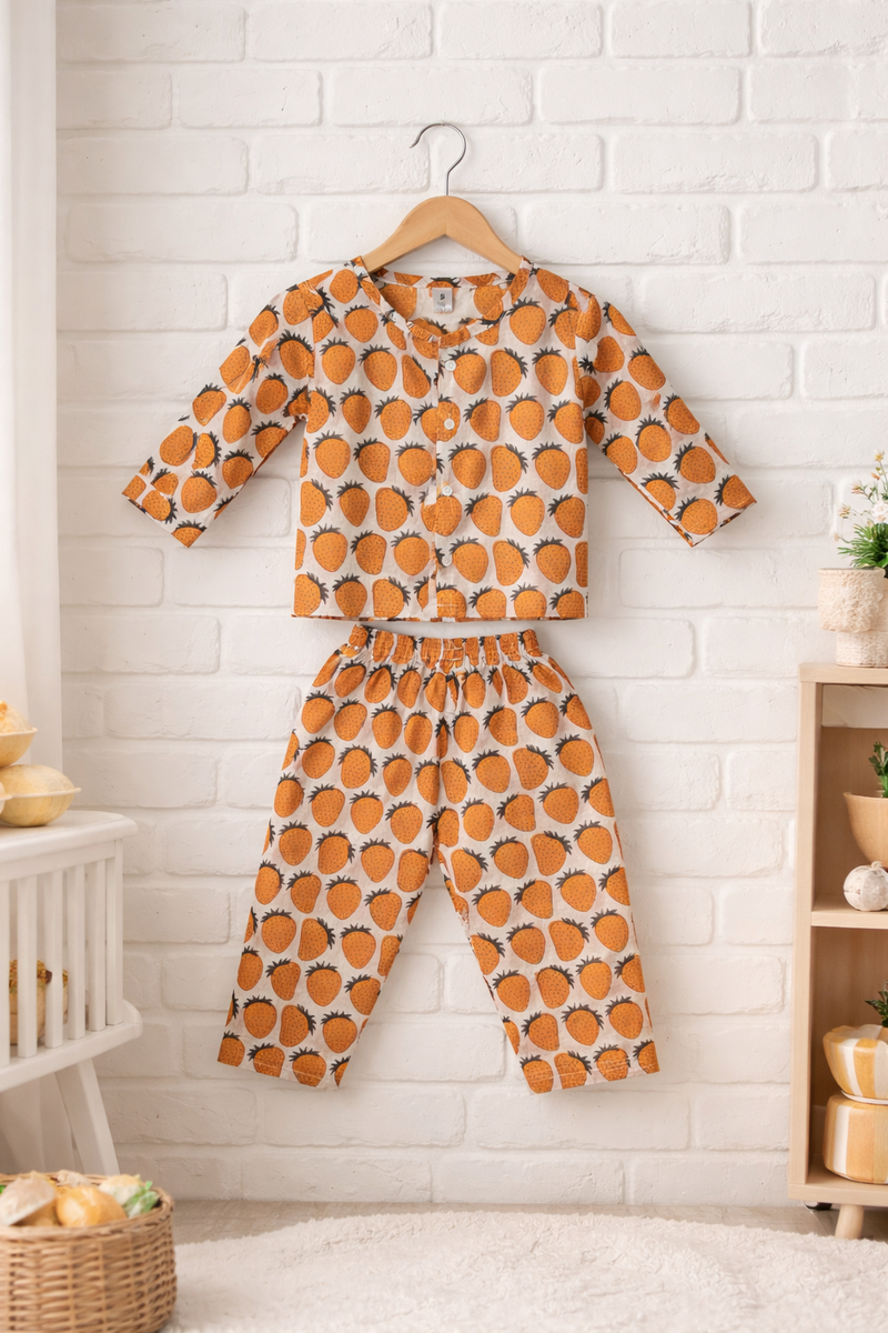 Yellow Berry - 100% Cotton Lightweight Cambric Soft Unisex Muslin Set for New Born to 6 Years