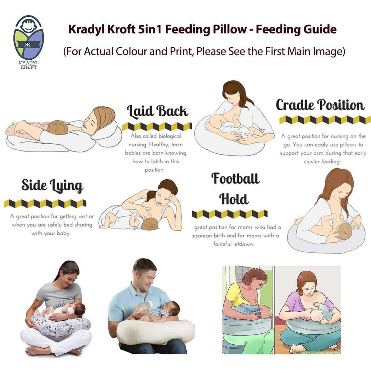 Happy Dinosaur - Baby Feeding Pillow | Nursing Pillow | Breastfeeding Pillow