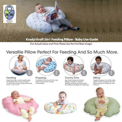 Grey Star-Baby Feeding Pillow | Nursing Pillow | Breastfeeding Pillow