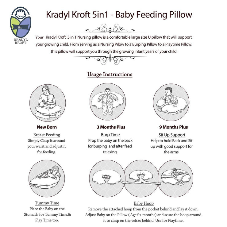 Nova-Baby Feeding Pillow | Nursing Pillow | Breastfeeding Pillow