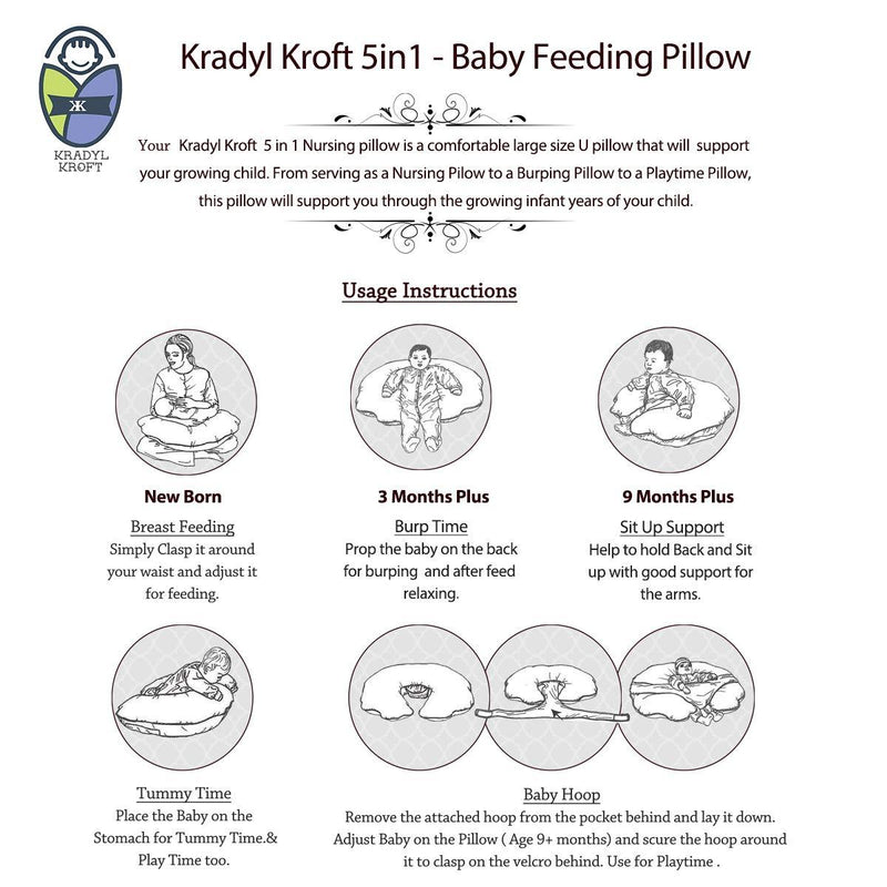 Happy Bouquet - Baby Feeding Pillow | Nursing Pillow | Breastfeeding Pillow