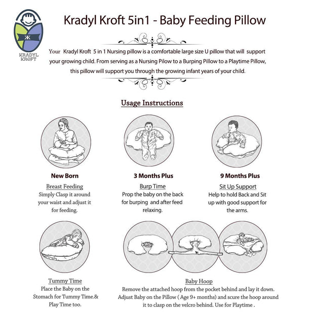 Columbus 2.0 -Baby Feeding Pillow | Nursing Pillow | Breastfeeding Pillow