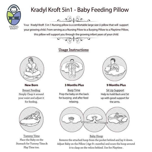 Teddy - Baby Feeding Pillow | Nursing Pillow | Breastfeeding Pillow