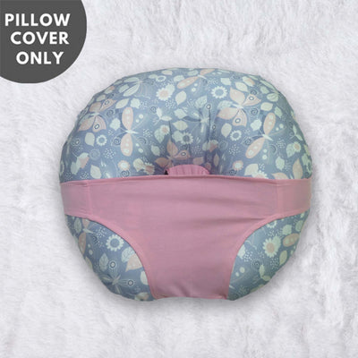 Butterfly Grey - Baby Feeding Pillow | Nursing Pillow | Breastfeeding Pillow Cover
