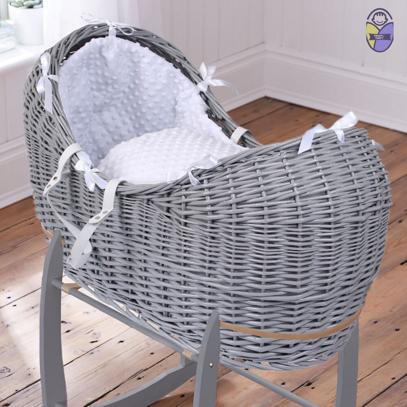 Kradyl Kroft Moses Basket - Grey