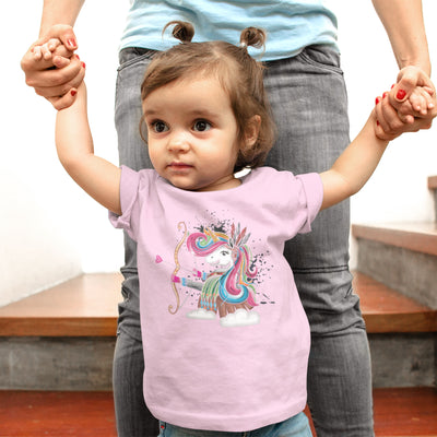 Kids Tee - 100% Cotton Aim Unicorn