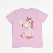 Kids Tee - 100% Cotton Dancing Unicorn