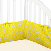 Crib Bumper Pad - Yellow Star