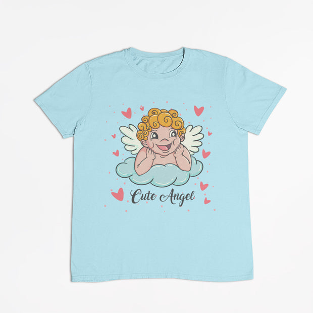 Kids Tee - 100% Cotton Cute Angel