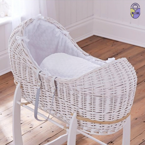 Kradyl Kroft Moses Basket - White