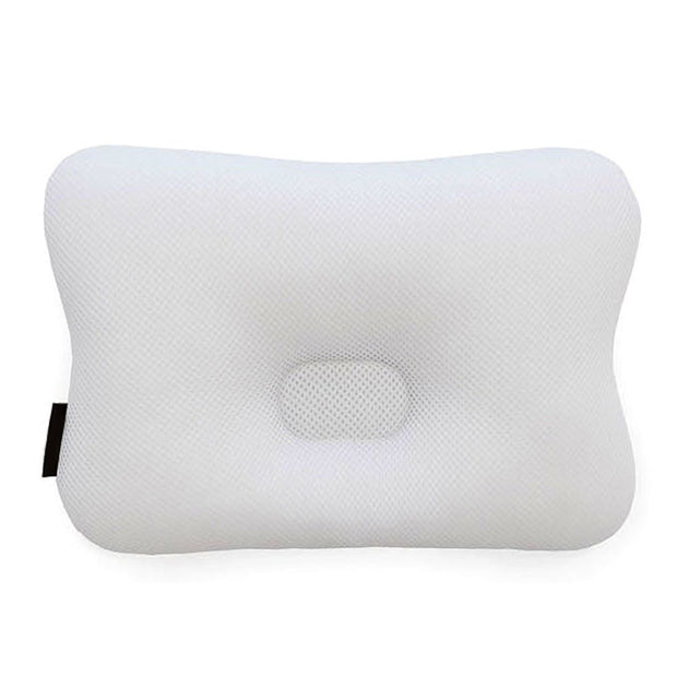 Organic Cotton Head Shaping Pillow with Removable Cover for 0M to 5 Yrs| Foam and Fibre Construct | Protective Lining Mesh Structure | Prevent Flat Head