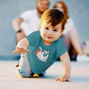 Kids Tee - 100% Cotton Colored Kitty