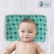 Cyan Star New Born Pillow | Baby Pillow | Head Shaping Pillow