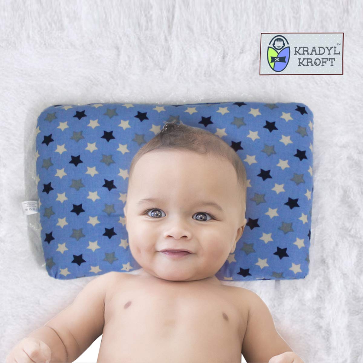 Blue Star New Born Pillow | Baby Pillow