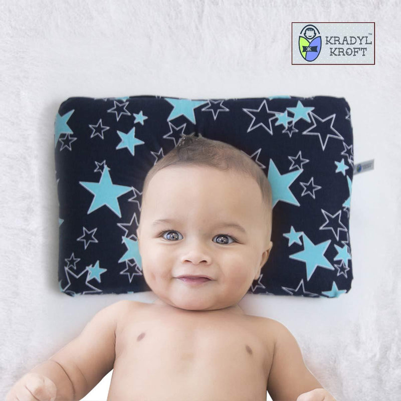 Born Star Navy New Born Pillow | Baby Pillow