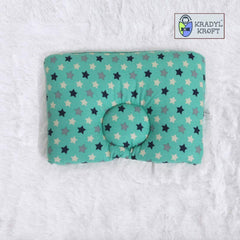 Cyan Star New Born Pillow | Baby Pillow | Head Shaping Pillow