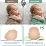 Beige New Born Pillow | Baby Pillow | Head Shaping Pillow