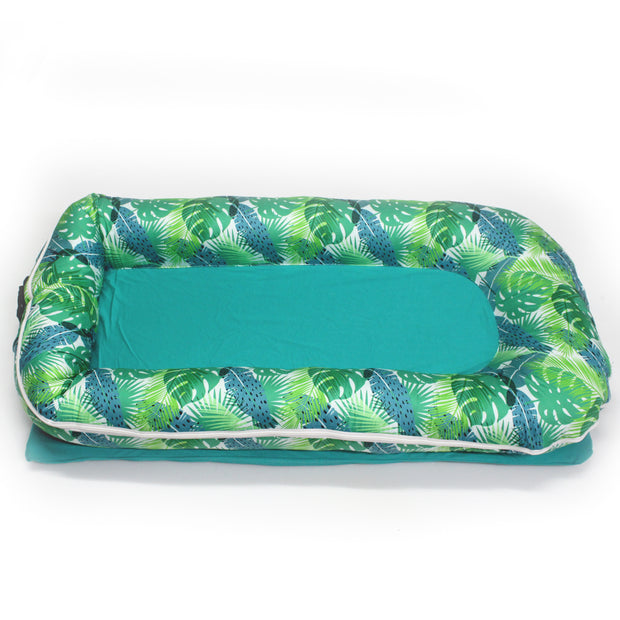 Baby Nest with Removable Covers - Green Faun