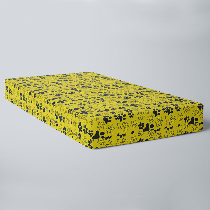 Pugmasks Fitted Crib Sheet