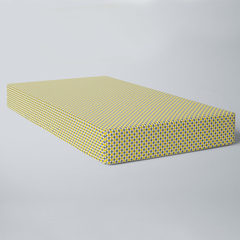 Yellow Parachute Fitted Crib Sheet