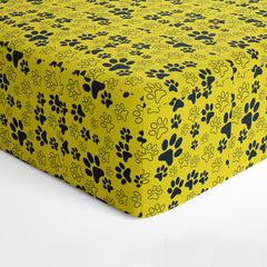 Pugmasks Fitted Crib Sheet