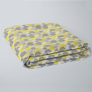 Yellow Flower Fitted Crib Sheet