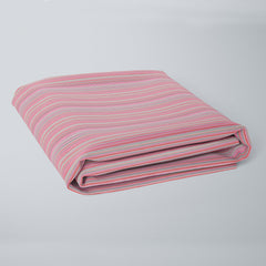 Pink Stripes Fitted Crib Sheet
