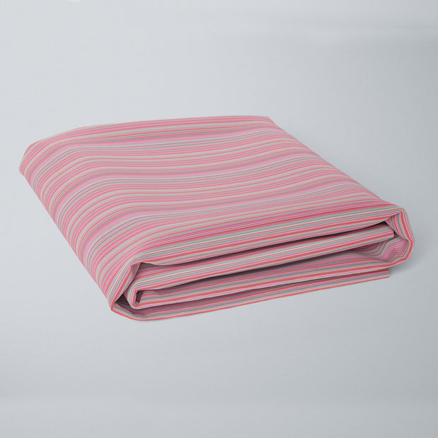 Pink Stripes Fitted Crib Sheet
