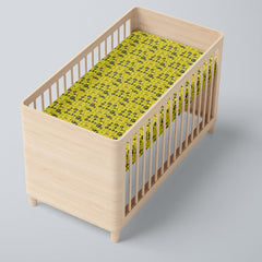 Pugmasks Fitted Crib Sheet