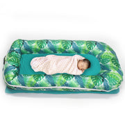 Baby Nest with Removable Covers - Green Faun