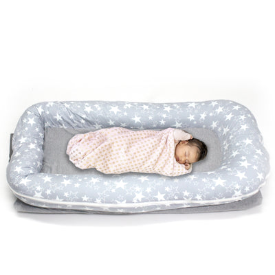 Baby Nest with Removable Covers - Born Star Grey