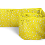 Crib Bumper Pad - Yellow Star