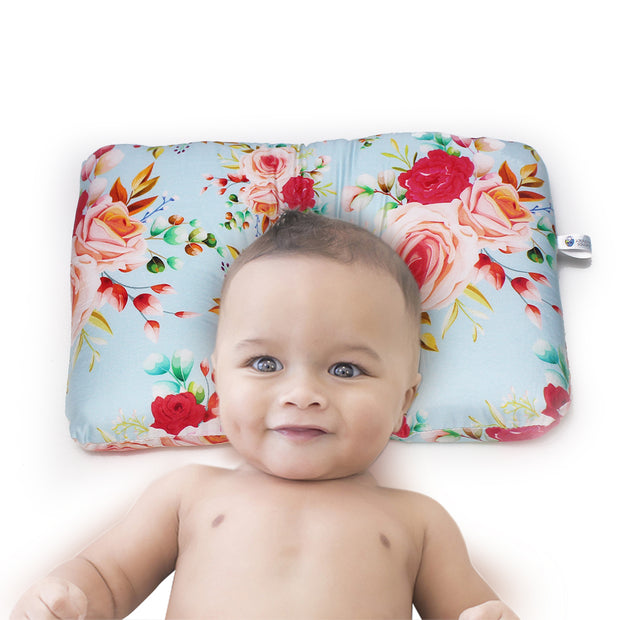 Floral Garden New Born Pillow | Baby Pillow | Head Shaping Pillow