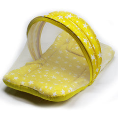 Yellow Star -  Kradyl Kroft Bassinet Style Mosquito Net Bedding for Infants